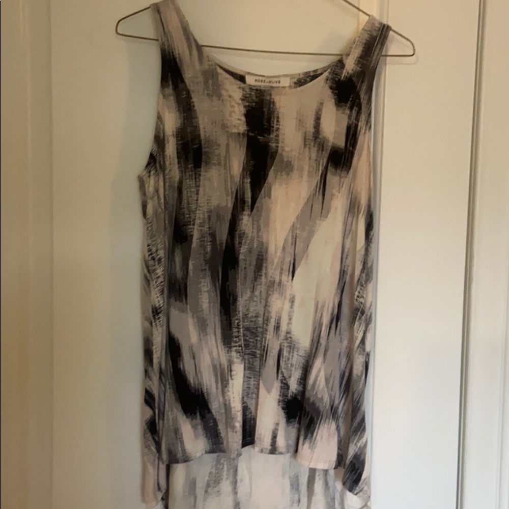 Rose + Olive Tank Sz S